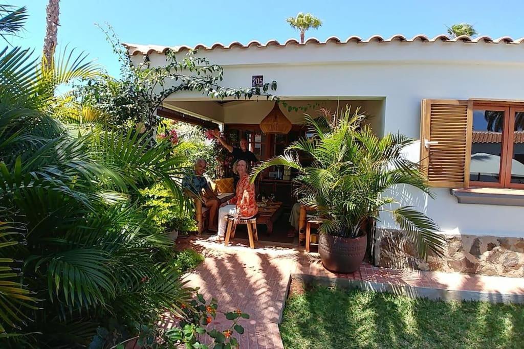 Bungalow Tropical Con Piscina Y Aire Acondicionado 마스팔로마스 외부 사진